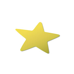 Star cute sticker isolated on transparent background png royalty-free image. Free for use & download.
