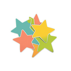 Star cute sticker isolated on transparent background png royalty-free image. Free for use & download.
