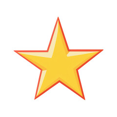 Star cute sticker isolated on transparent background png royalty-free image. Free for use & download.
