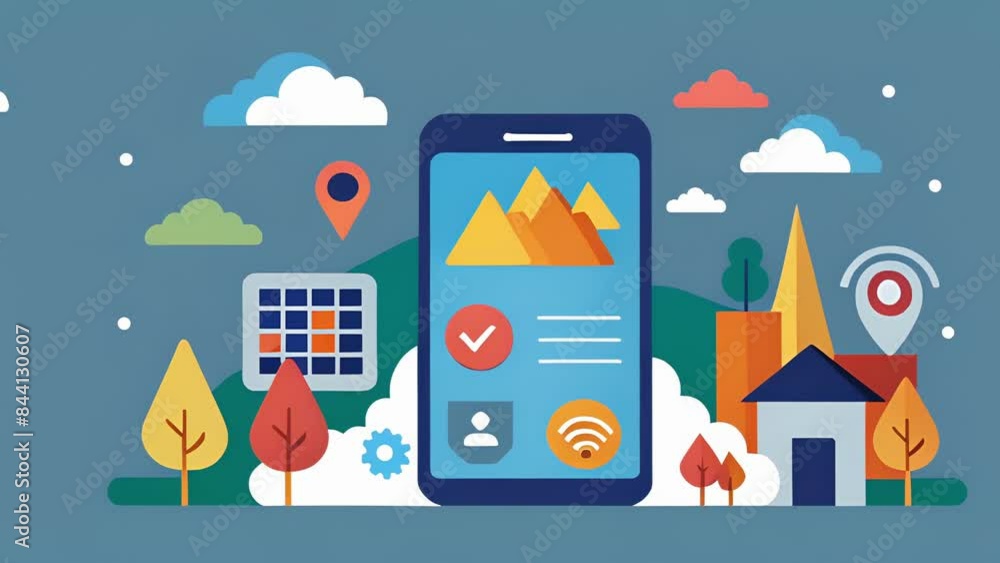 Poster a mobile app is created to provide realtime information on shelter availability weather conditions a