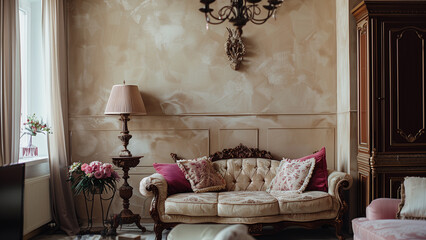 A Beautiful and Charming Living Room for Women