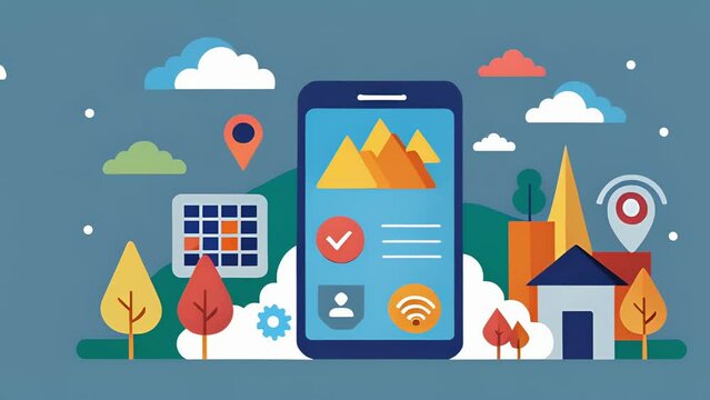 A mobile app is created to provide realtime information on shelter availability weather conditions and road closures during a natural disaster aiding in efficient evacuation and. 2d flat cartoon