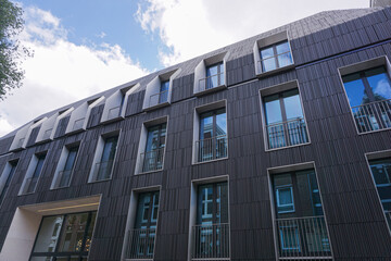 Low angle view of a modern building