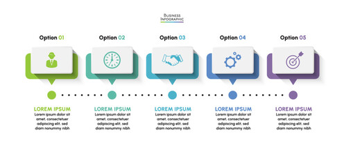 Business data visualization. timeline infographic icons designed for abstract background template milestone element modern diagram process technology digital marketing data presentation chart Vector
