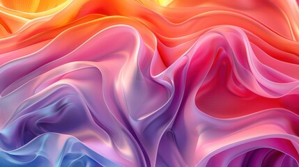 Obraz premium Abstract Colorful Fabric Swirls