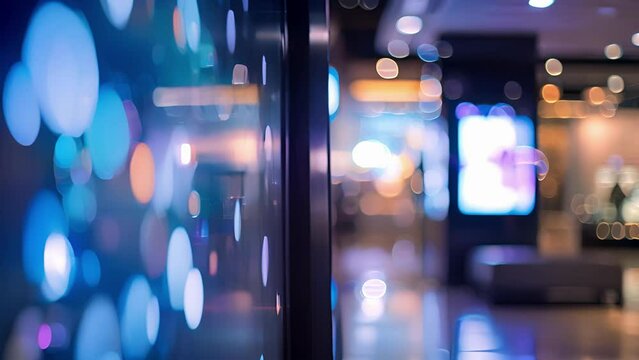 An interactive display at a technology store that allows customers to see and experience the features of a product before buying it.