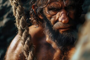 Exploring the Ancestral World: Neanderthal Man in His Natural Habitat, Tracing the Evolution and Survival of the Early Human Species.


