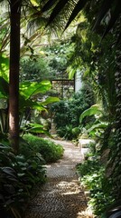 Fototapeta premium path in the jungle