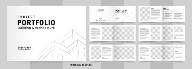 Landscape architecture Portfolio Brochure Template