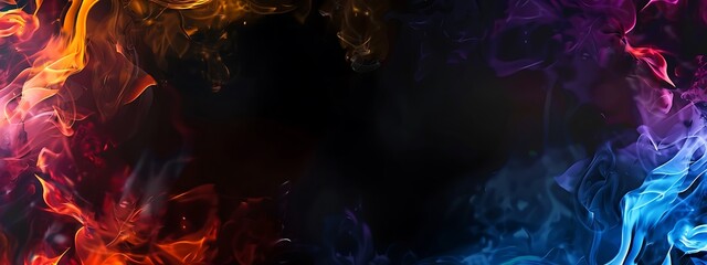 background with flame