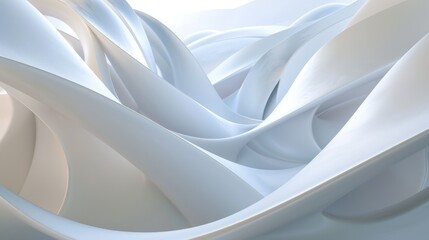 simple waving white abstract background