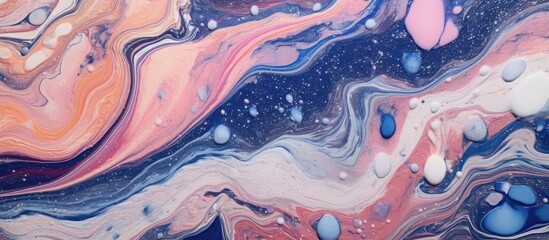 marble with colorful abstract colors