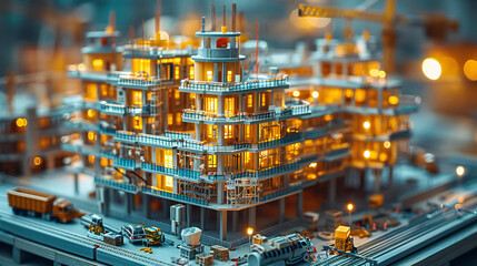 Fototapeta premium Building Progress: Career Development Strategy