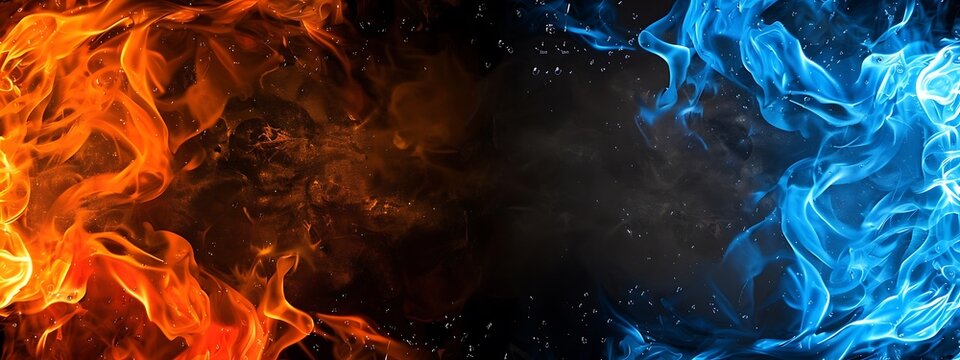 background with flame