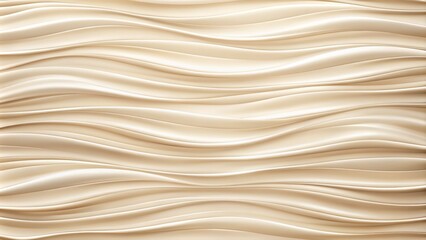 Obraz premium Soft beige and white wavy texture with subtle gradient, creating a calming and serene atmosphere, perfect for backgrounds, wallpapers, or design elements 