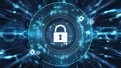 Digital backdround ideal for technological operations, neural networks, AI, data transmission and encryption, digital archives, audio and visual representations, scientific research
