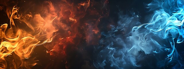 background with flame