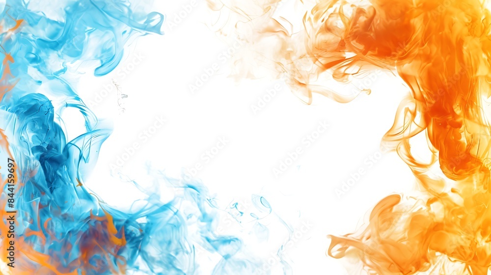 Poster background with flame