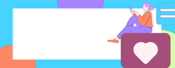 Communicate with consultants flat vector character concept operation hand drawn illustration
