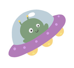 우주선과 외계인