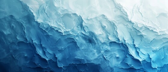 Abstract blue and white textured background.