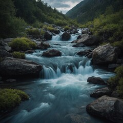 Obraz premium Queda dagua, cachoeira