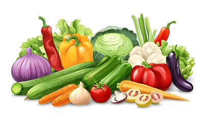 Health, food and exercise concept