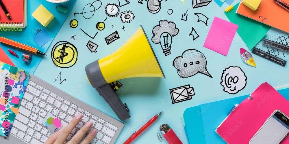 Poster effective communication strategies in branding and design