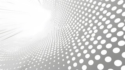 Modern halftone white and grey background. Design decoration concept for web layout, poster, banner. 