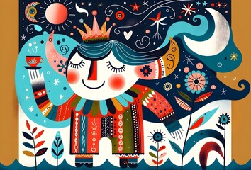 Ilustraci&oacute;n Infantil, wallpaper, cuento de hadas, fantas&iacute;a, variopinto, hada, gigante, tigre, le&oacute;n, mono, elefante rey, villano, storybook, ilustraci&oacute;n, arte, animal, diversi&oacute;n, felinos, flor, beb&eacute;