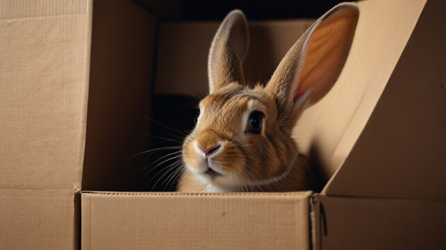 Rabbit in a box hotsell
