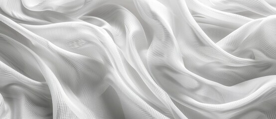 Fototapeta premium Abstract White Fabric Texture