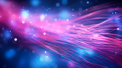 Glowing fiber optic cable