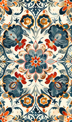 wallpaper, tiles or carpet in a seamless pattern