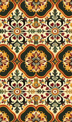 wallpaper, tiles or carpet in a seamless pattern