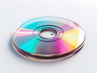Organized Memories: Sketch of a Clear CD Storage Case Against a Pristine White Background