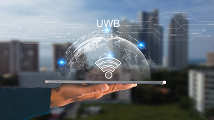 Ultra-wideband technology, radio frequency technology, high-frequency broadband, short-range communication system and precise positioning, welding technology in the future world.