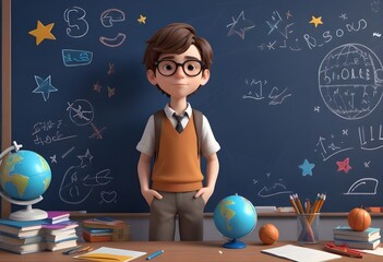 Cartoon of Back to School