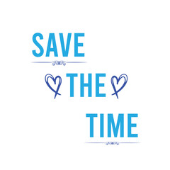 save the time calligraphy