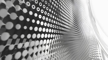 Modern halftone white and grey background. Design decoration concept for web layout, poster, banner.