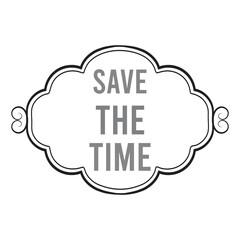 save the time calligraphy