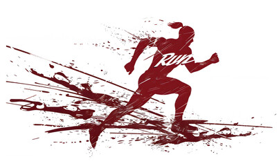 running athlete training