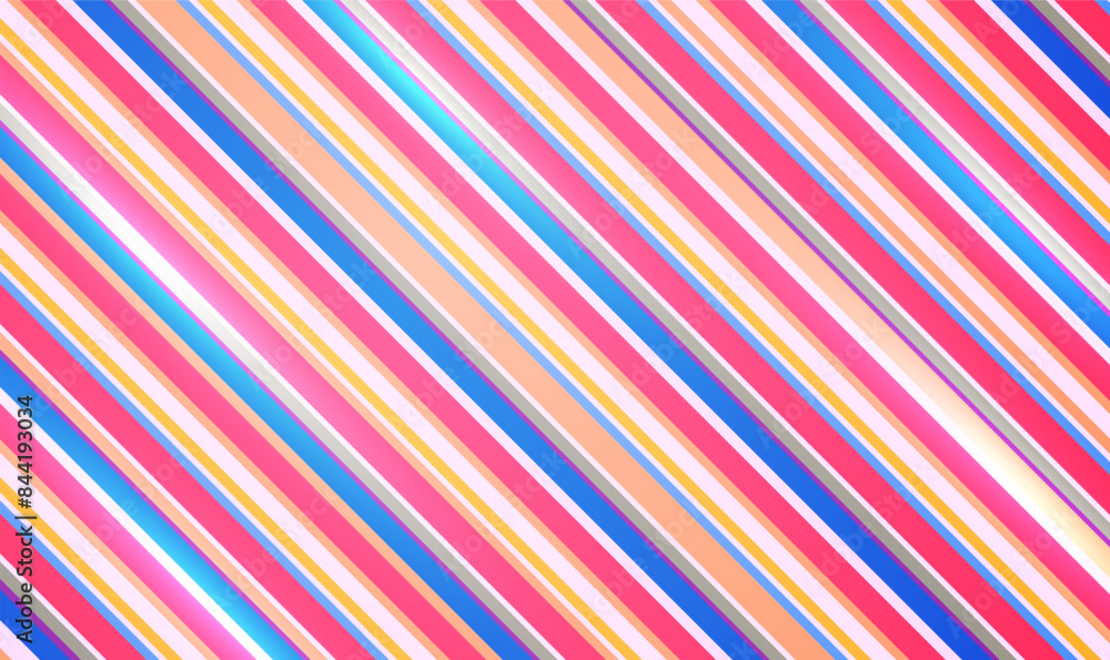 Poster a vibrant abstract background featuring a pattern of diagonal stripes lines. color stripes pattern w