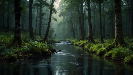  The symbiotic relationship between a forest and a river in a single poetic stanza ai_generated