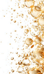 3D background of water biological and organic glass technology molecules About beauty and cosmetic skin