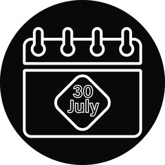 Calendar, date, schedule icon , friendship day 2