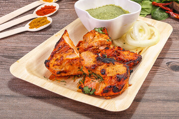 Indian cuisine - tandoori chicken tikka