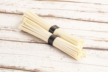 Asian cuisine - raw udon noodle
