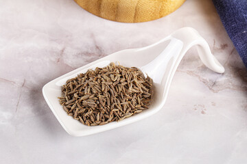 Zeera seeds in the bowl