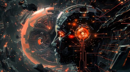 brain ware images with the sophistication of future technology